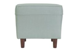 Collection Martha Fabric Footstool - Duck Egg